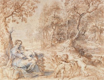 Rest on the Flight into Egypt by Peter Paul Rubens